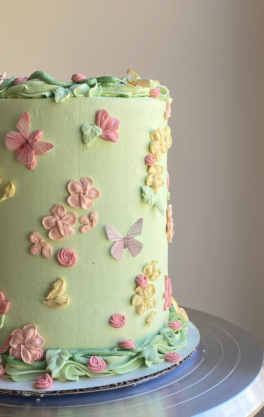 Small Tall Single Tier Cake